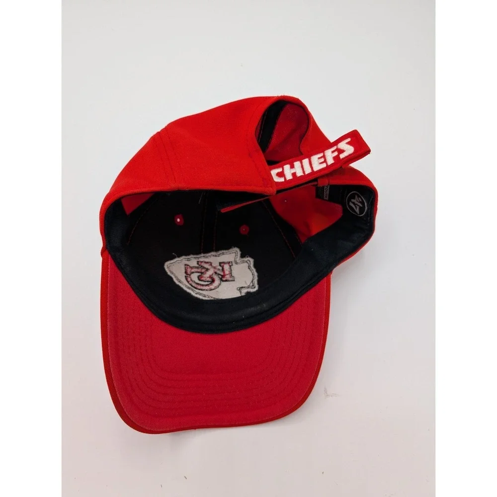 Kansas City KC Chiefs Arrowhead '47 Forty Seven Brand Red Hat‎ Youth